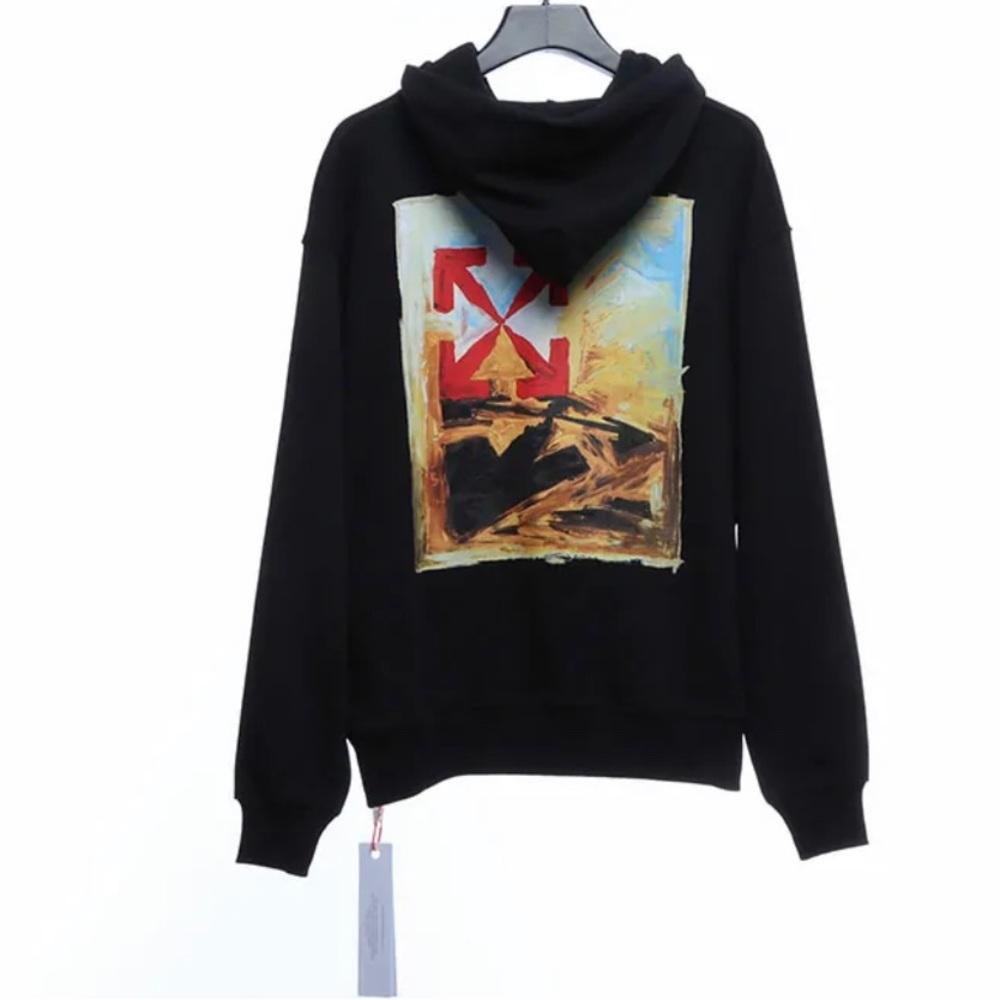 OFF-WHITE Caravaggio Deposition Print Oversized Hoodie